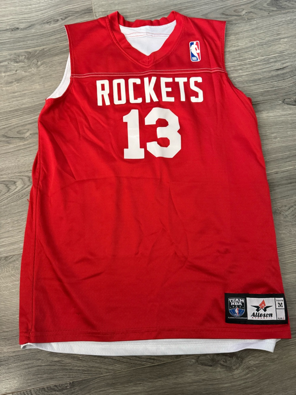 Houston Rockets #13 Red Basketball Jersey - Men's Replica